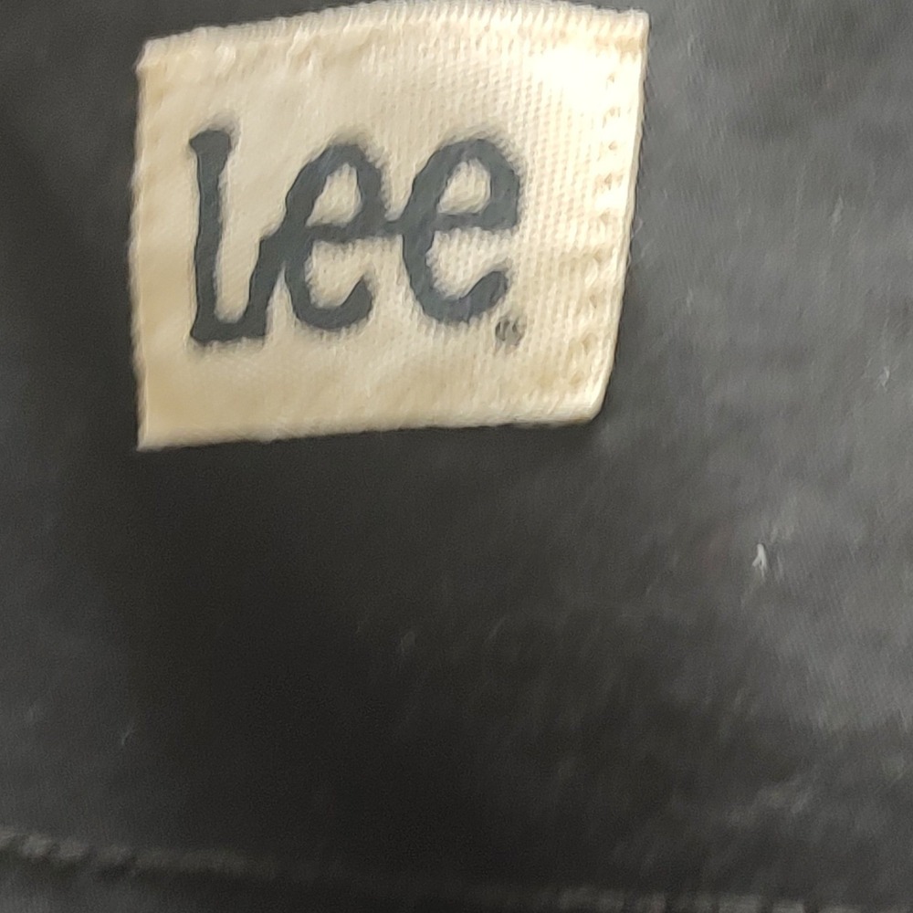 Lee Womens Black Chino Shorts Size 10 Medium Cotton Stretch 112346817